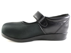 Pedors Mary Jane Black Stretch Orthopaedic