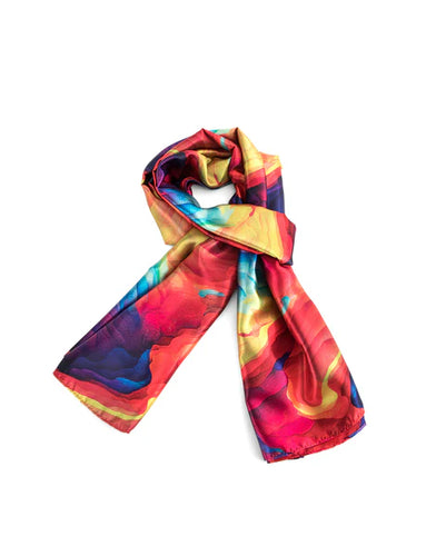 Serenade Blaze Double Sided Print Scarf