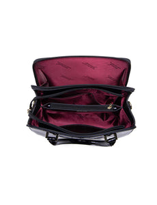 Serenade Yolanda Grip Handle Leather Bag