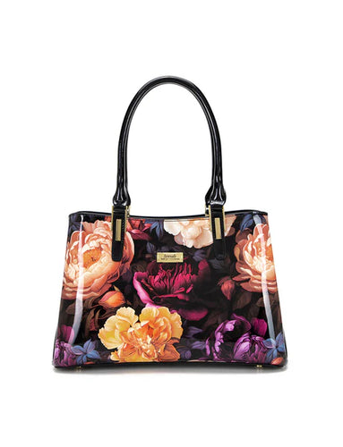 Serenade Harriet Grip Handle Leather Bag