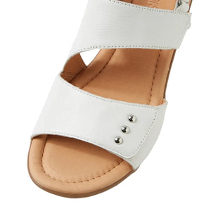 Supersoft Bills White Gum Leather Sandals