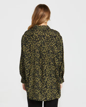 Load image into Gallery viewer, Sass Clothing Theo Oversized Shirt Khaki Animal