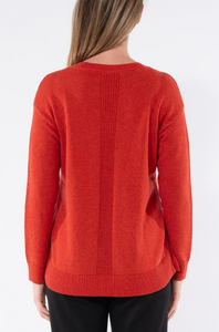 Jump Side Button Pullover Marmalade