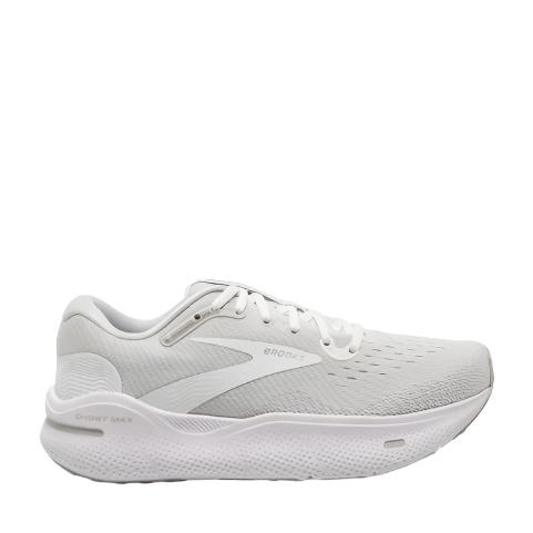 Brooks Ghost Max M 2e White/oyster/metallic Silver Width