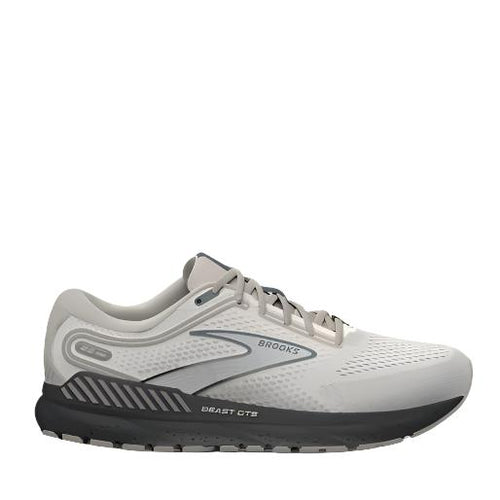 Brooks Beast Gts 23 Mens Shoes Max Support 2e Chateau Grey/white Sand/blue Width