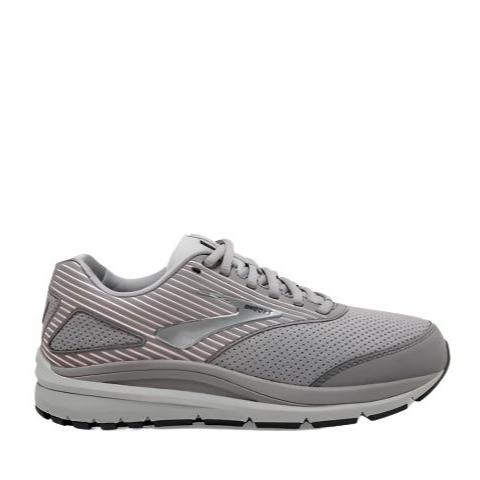 Brooks W Addiction Walker Suede D Alloy/oyster/peach Width