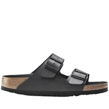 Load image into Gallery viewer, Birkenstock Arizona Black Birko-flor Regular