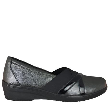 Cabello Cp470-18 Pewter Slip On Shoe