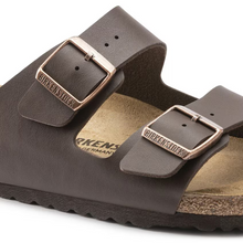 Load image into Gallery viewer, Birkenstock Arizona Sfb Dark Brown Birko-flor Regular