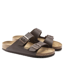 Load image into Gallery viewer, Birkenstock Arizona Sfb Dark Brown Birko-flor Regular