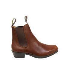 Load image into Gallery viewer, Slatters Ranch Mens Dress Boots Brown