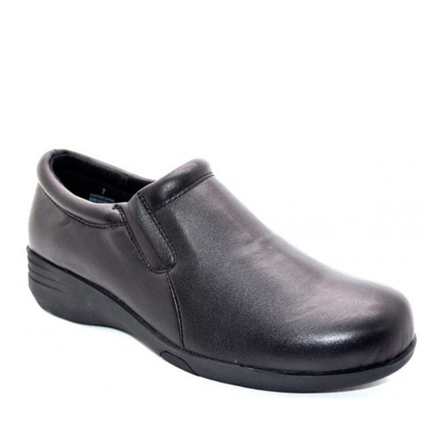 Jemma Paula Black Ladies Leather Shoe