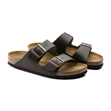 Load image into Gallery viewer, Birkenstock Arizona Dark Brown Smooth Leather Regular