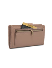 Load image into Gallery viewer, Serenade Faith Tab Leather Wallet RFID Macchiato