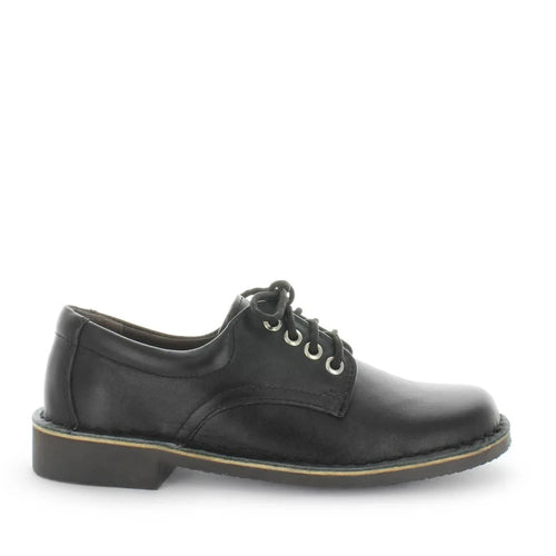 Wilde Jude School Shoe Black Smooth