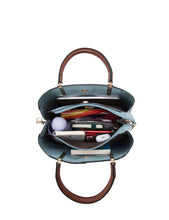 Load image into Gallery viewer, Serenade Charlie Vegan Triple Compartment Bag Aqua