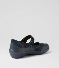 Load image into Gallery viewer, Ziera Gummibear Navy-Navy Sparkle Leather-Suede XW