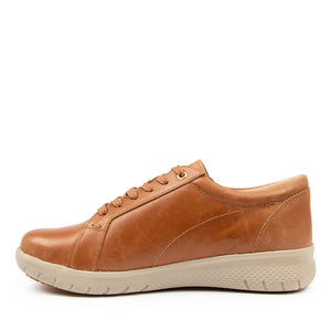 Ziera Solar Xf Zr Tan Leather Sneaker