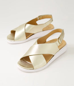 Ziera Ilda W Pale Gold Leather