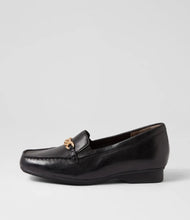 Load image into Gallery viewer, Ziera Fenders Xf Black Leather Loafers