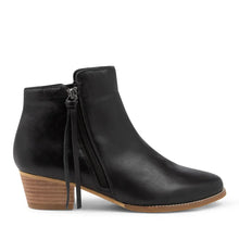 Load image into Gallery viewer, Ziera Vendas XF-ZR Black Natural Leather Ankle Boots