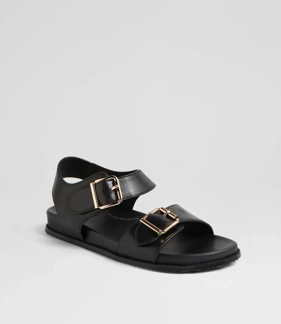 Ziera Hastice W Black Leather Sandals