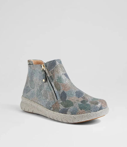 Ziera Solange XF Blue Leaf Leather Boots
