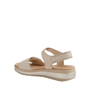 Ziera Geeley W Almond - Pale Gold Adjustable Sandal