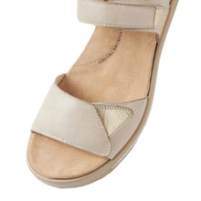 Load image into Gallery viewer, Ziera Geeley W Almond - Pale Gold Adjustable Sandal