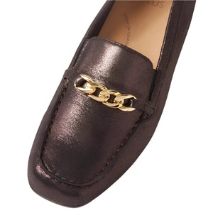 Ziera Fenders Xf Black Powder Leather Loafers