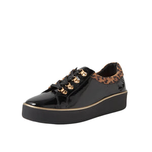 Ziera Zabbey W Black-tan Patent-suede