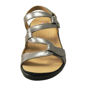 Revere Miami Sandal Gunmetal Wide