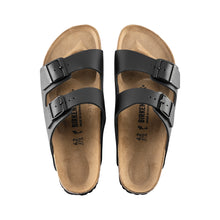 Load image into Gallery viewer, Birkenstock Arizona Black Smooth Leather Regular