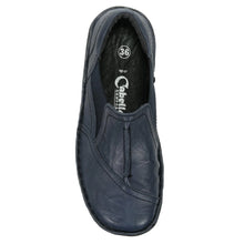 Load image into Gallery viewer, Cabello Comfort Womens Shoes 761-27 Navy Crinkle