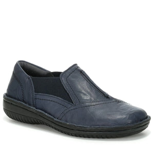 Cabello Comfort Womens Shoes 761-27 Navy Crinkle