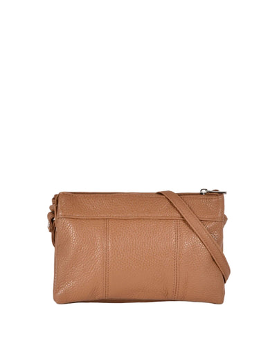Gabee Christina Leather Crossbody Tan