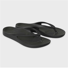 Load image into Gallery viewer, Lightfeet Revive Arch Support Unisex Thongs / Black