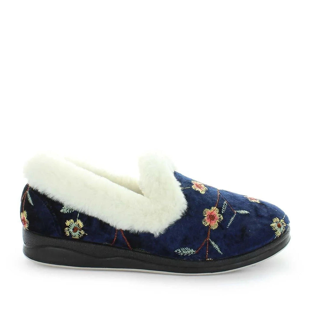 Panda Emille Navy Embroidery