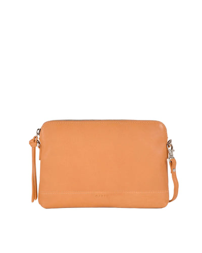 Gabee Holly Leather Crossbody Bag Apricot