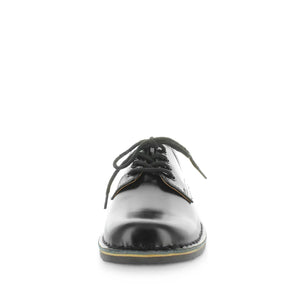 Wilde Jezra School Shoe Black Off-shine