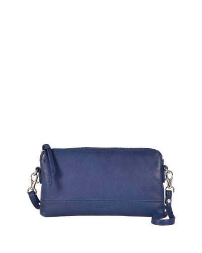 Gabee Kara Leather Purse Blue
