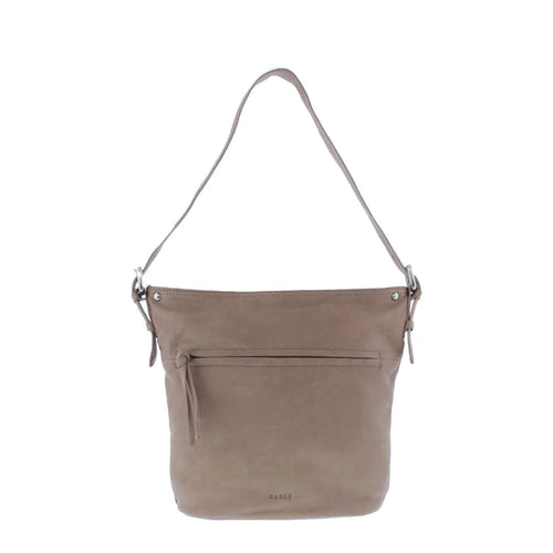 Gabee Kendall Soft Leather Bucket Bag Taupe
