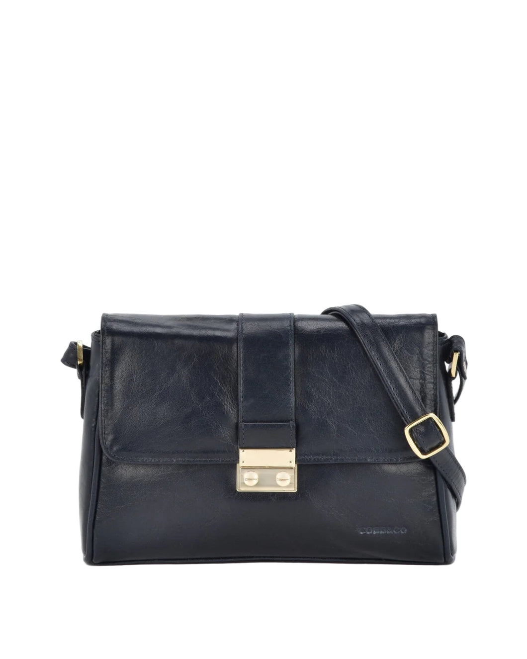 Gabee Kotara Leather Crossbody Navy