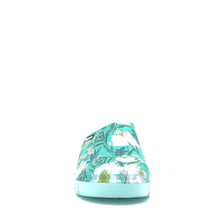 Load image into Gallery viewer, Clogees Womens Garden Clog Pastel Blue Floral