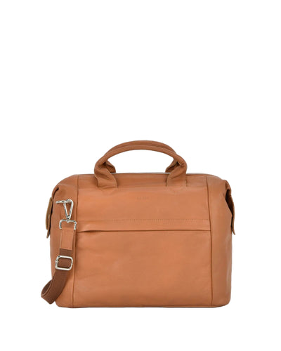 Gabee Lucy Leather Backpack Tan