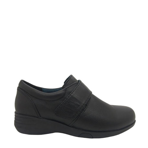 Jemma Patty Black Ladies Leather Shoe