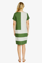 Load image into Gallery viewer, Pingpong Carrie Col Block Linen Dress
