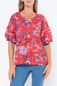 Jump Chintz Floral Top