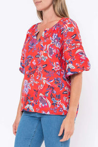 Jump Chintz Floral Top