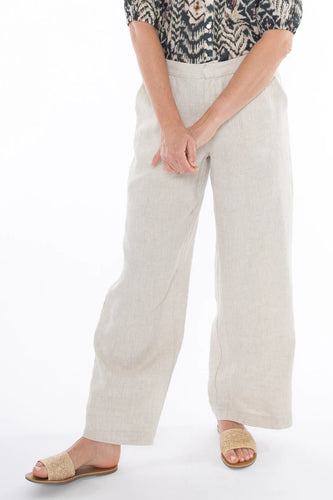 Jump Fly Front Linen Pant